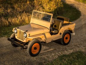 Jeep Willys CJ side view